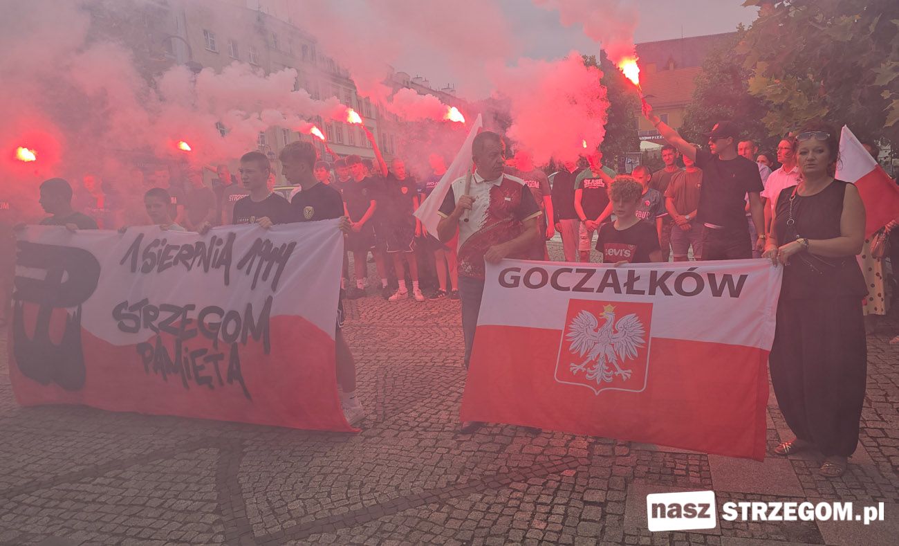 Strzegomianie uczcili pamięć Powstańców Warszawskich [FOTO+WIDEO] 